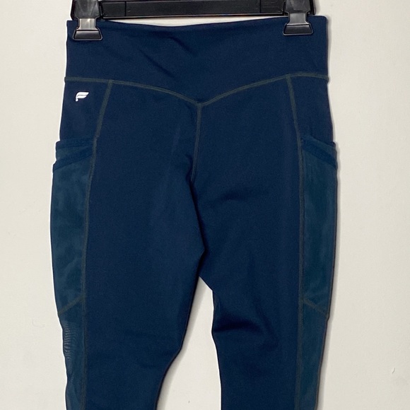 Fabletics Teal Active Leggings Waist 26” - Picture 4 of 9